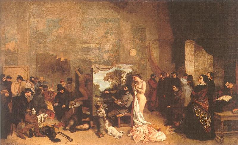 The Painter s Studio, Courbet, Gustave
